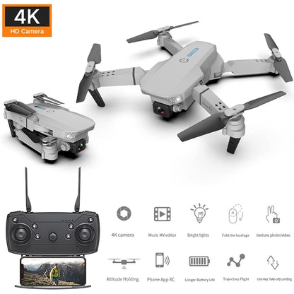 Drone E88 PRO Plegable con 2 Cámara 4K