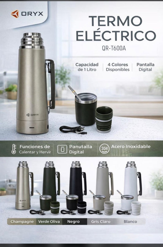 Termo Eléctrico ORYX QR-T600A – 1 Litro