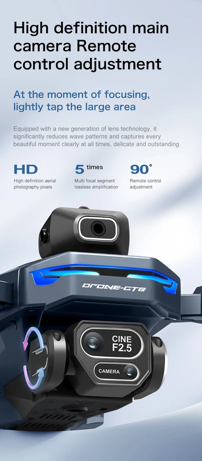 2026 New GT8 Drone GPS 8K Professional HD 360° Dual Cameras 5G WIFI Brushless Motors Obstacle Avoidance Foldable Quadcopter Toys