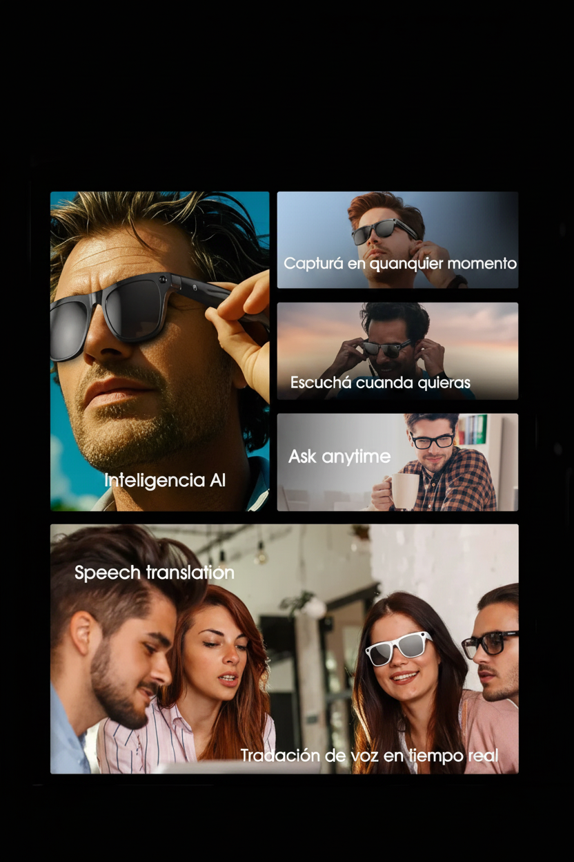 Lenovo Smart Glasses - Collage en Español